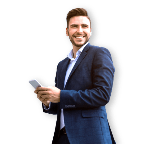 ragazzo smartphone contabilità 